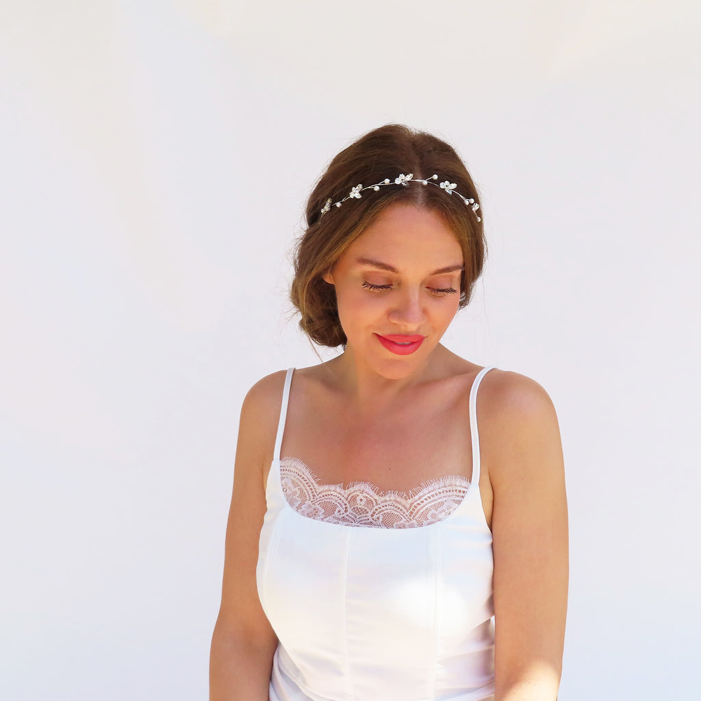 crystal bridal headpiece 