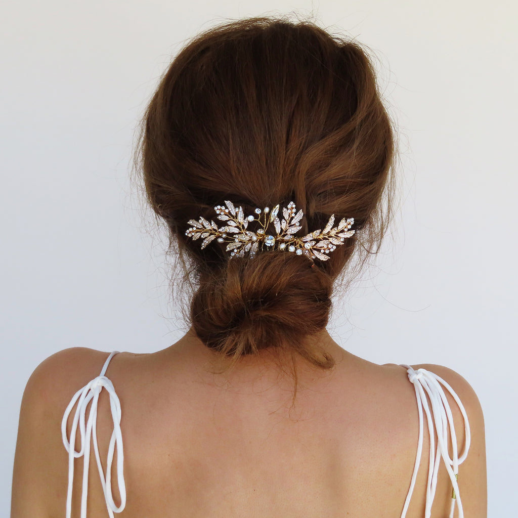 small bridal hair comb