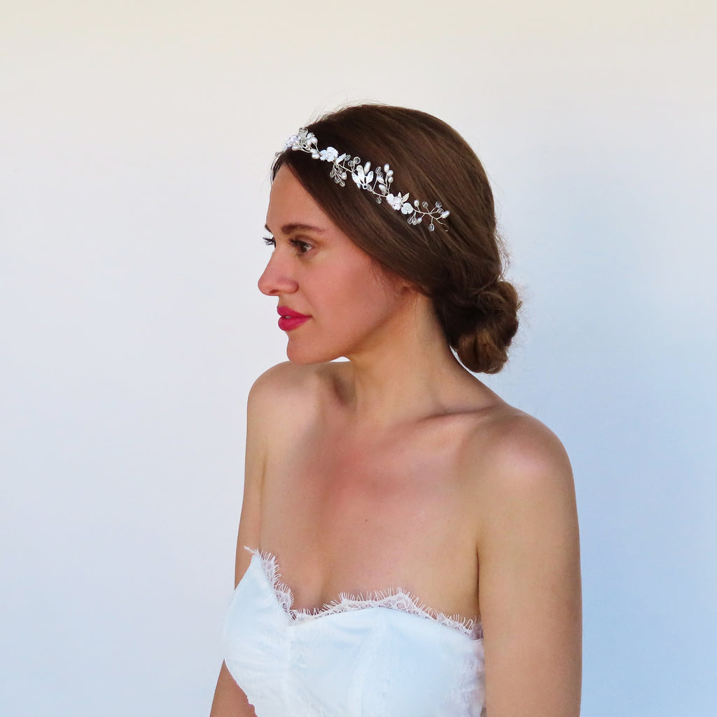 silver rhinestone headband