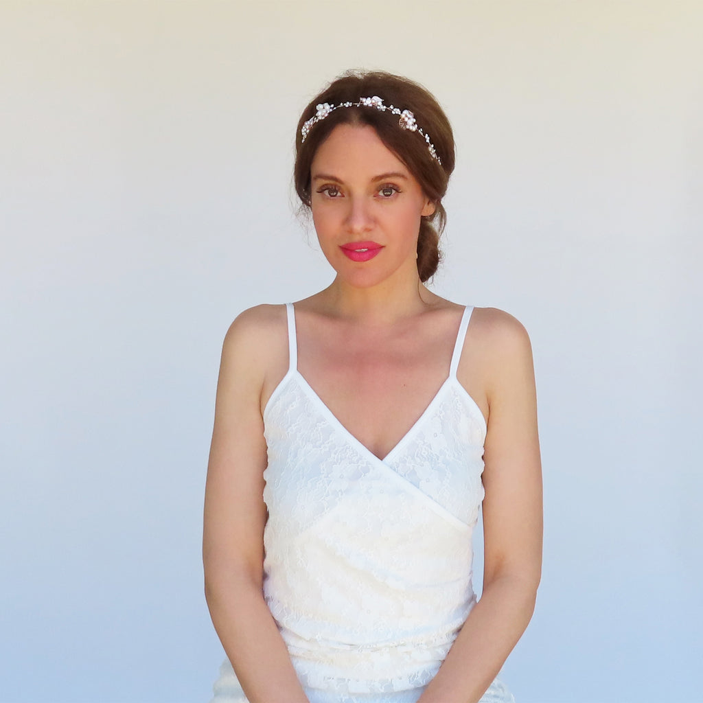 flower bridal headband